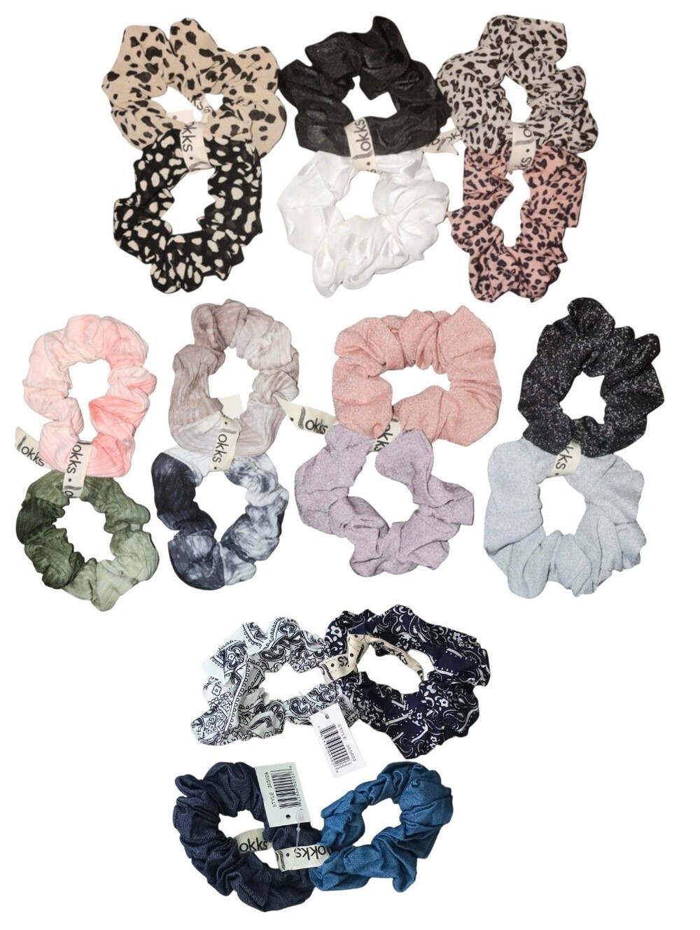 Scrunchies Bulk - 24 Pack